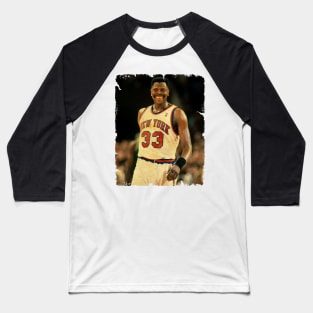Patrick Ewing - Vintage Design Of Basketball Baseball T-Shirt